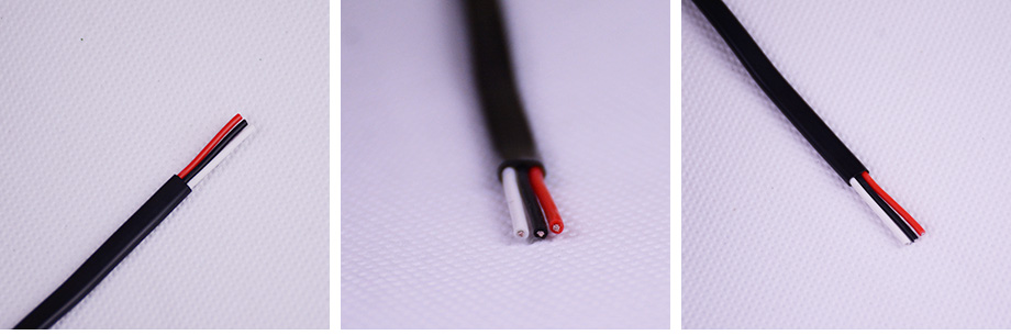 三芯硅胶PVC扁线产品图