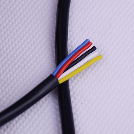 5芯17/0.15TS硅胶+PVC电线
