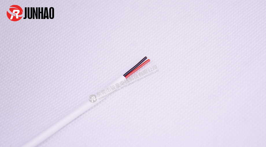 白色2芯硅橡胶护套线