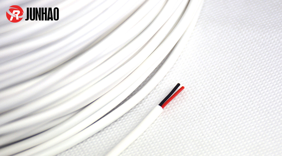 2C*24awg白色2芯红黑硅胶线产品图