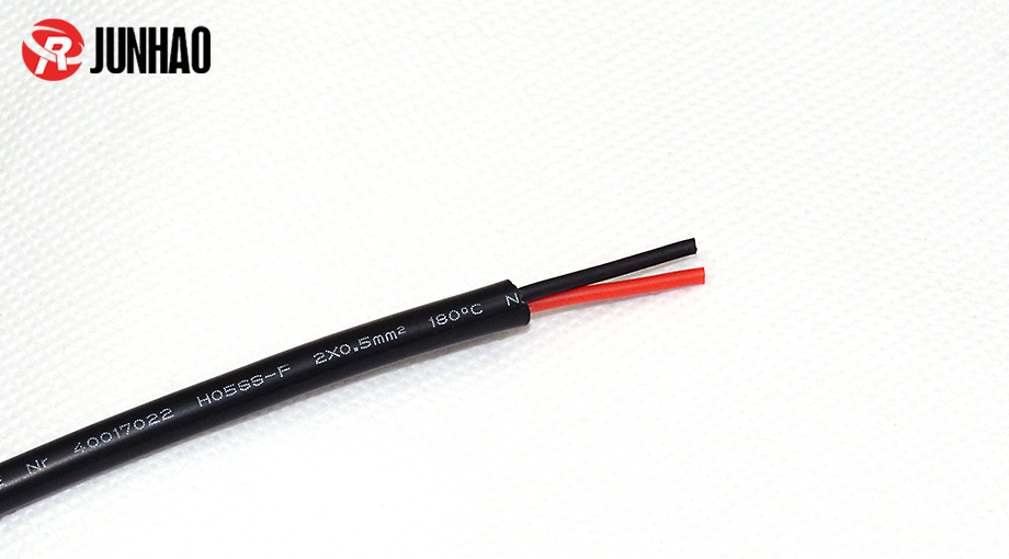 VDE认证2*0.5平方耐高温硅胶电缆线产品图