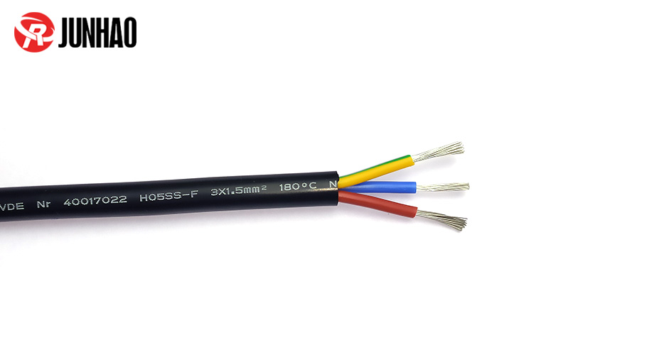 3×1.5mm²耐180度高温硅胶电缆线产品图