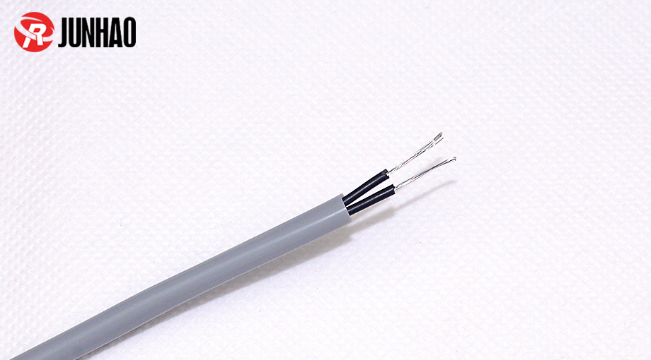 灰色2芯0.2平方24awg耐高温硅胶电缆线产品图