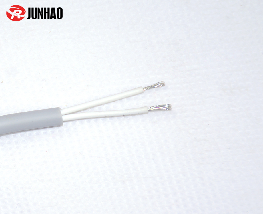 2 Core Outer Sheath PVC Insulation and Silicone Rubber 4.5mm 22 awg Wire  1