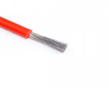 Red Color Tinned Copper Core Sranded Electrical Wires UL 3512 Silicone Rubber Cable awg 12