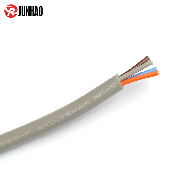 4×0.75mm²耐高温硅胶电缆灰色4芯硅胶线产品图