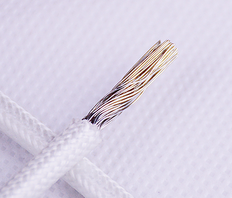 耐高温玻纤线6平方硅胶编织线